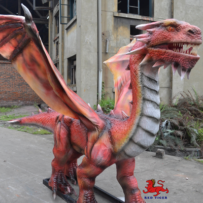 Dragons animatroniques adaptés aux besoins du client par taille, dragons de robot TUV approuvés