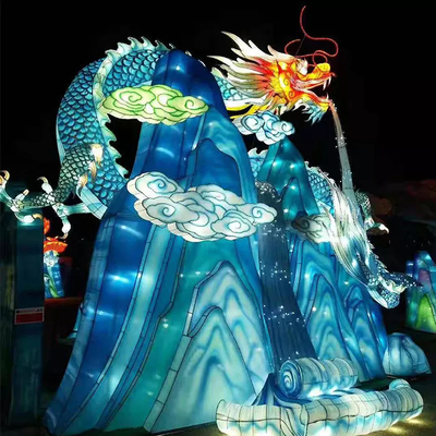 Magnifique lanterne de festival chinoise personnalisée imperméable pour le nouvel an