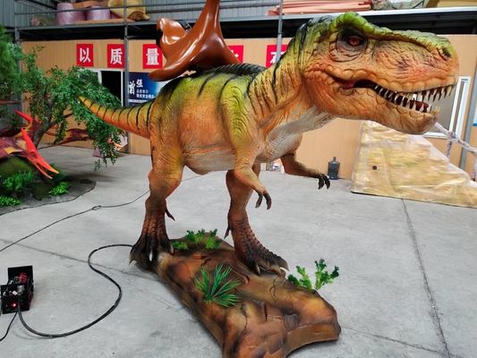 Jeux d'animaux pour enfants Ride de dinosaure pour les attractions du parc à thème