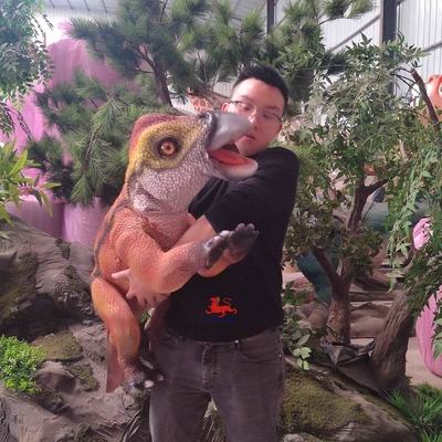 Produits de parc d'attractions Animatronie robotisée Bébé Marionnette réaliste Iguanodonte À vendre