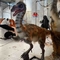 Modèle réaliste de Limusaurus de parc d'attractions de dinosaure animatronique réaliste