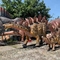 Statues grandeur nature extérieures imperméables de dinosaure pour le parc de trempoline