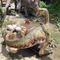 Statue d'Oviraptor de modèle de dinosaure animatronique réaliste d'équipement de parc à thème