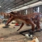 Le dinosaure réaliste grandeur nature modèle l'équipement extérieur de parc à thème de statue de crocodile