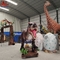 Modèle réaliste de tyrannosaure de parc à thème de dinosaures de Jurassic Park pour l'exposition