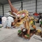 Le parc d'attractions annoncé observe le modèle de Triceratops de dinosaure de clignotement