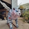 tigre blanc de créatures mythologiques chinoises Animatronic réalistes d'animaux de résistance du soleil