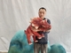 Marionnette Animatronic de Triceratops de dinosaure de bébé de contrôle de main à vendre