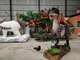 Live Show Animatronic Dinosaur Ride pour la monte d'enfants