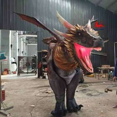 Costume de dragon réaliste animatronique pour intérieur / extérieur