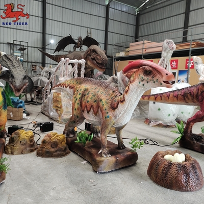 acheter Dinosaure de parc d'attractions jurassique de dinosaure de Parasaurolophus Animatronic réaliste online manufacture