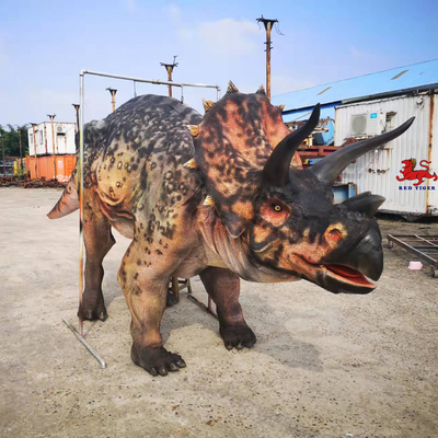 acheter Costume de dinosaure Triceratops adulte réaliste personnalisé pour deux artistes online manufacture