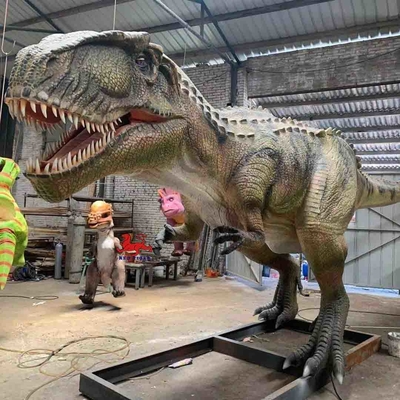 Couleur naturelle modèle de Giganotosaurus de dinosaures de parc du monde jurassique de la CE