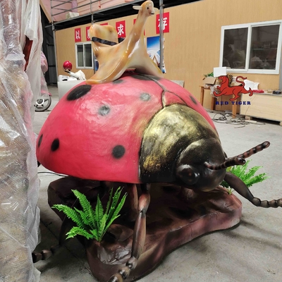 acheter Modèle de coccinelle animatronique réaliste de parc à thème couleur naturelle online manufacture