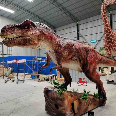 acheter Modèle de dinosaure animatronique réaliste fait à la main de taille personnalisée Tyrannosaurus avec des matériaux écologiques et un contrôle par capteur infrarouge online manufacture