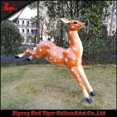 Résine animale faite sur commande de statues de jardin de produits de fibre de verre de Sunproof