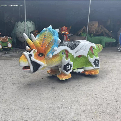 Tour de dinosaure animatronique personnalisé sur la couleur naturelle pour le parc à thème