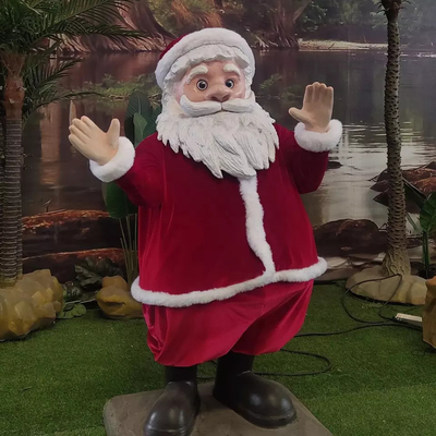 acheter Décoration Grandeur Nature Père Noël Animé Intérieur Modèle Père Noël online manufacture