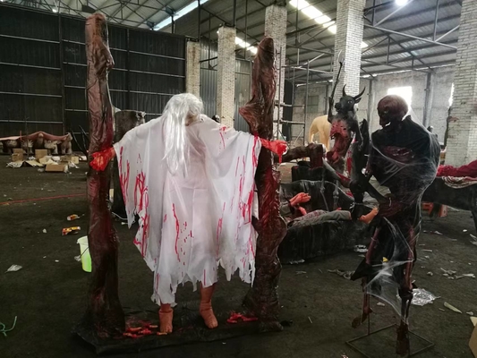 acheter Parc d'attractions professionnel maison hantée accessoires d'horreur décoration d'Halloween online manufacture