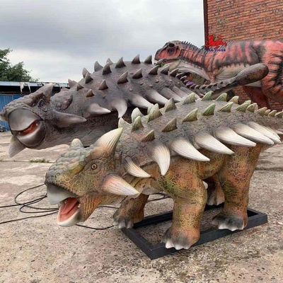 Dinosaure Animatronique Animatronique Réaliste Animé Type Ankylosaurus Dinosaures