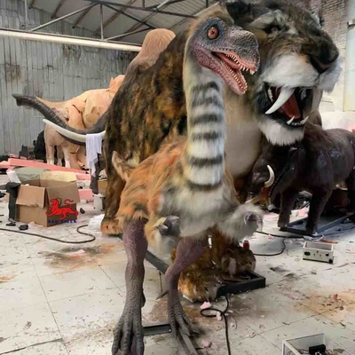 Modèle réaliste de Limusaurus de parc d'attractions de dinosaure animatronique réaliste