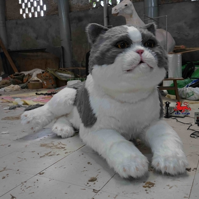 Good price Chat Animatronic réaliste grandeur nature, beau chat parlant interactif en ligne