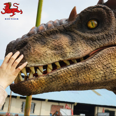 Costume réaliste animatronique de Raptor d'interactivité élevée avec le mouvement/bruit
