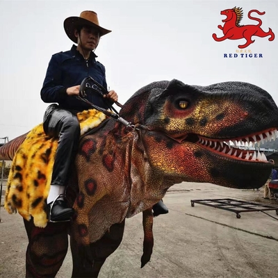 Un bon prix. Parc à thème Stilts réalistes Costume de dinosaure Ride Interactivité élevée avec mouvement / son en ligne