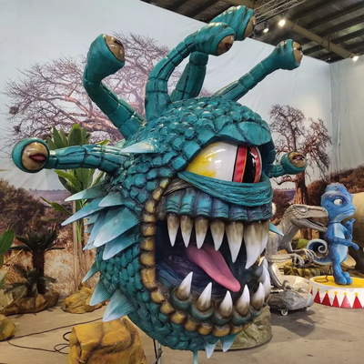 Good price Sculpture animatronique réaliste faite main de spectateur de simulation de dragons avec des mouvements en ligne