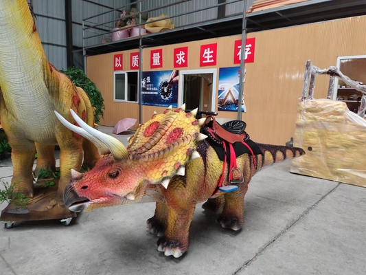 Simulation Animatronic de tigre rouge marchant Dino