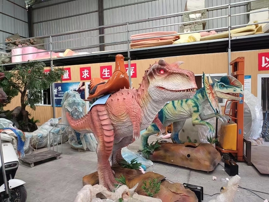 Good price Tour Animatronic adapté aux besoins du client de dinosaure avec la couleur et la taille réglables en ligne