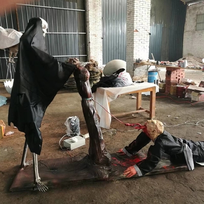 Bon prix Animé d'horreur hanté décorations d'Halloween Mansion Yard Fête personnalisée taille normale en ligne