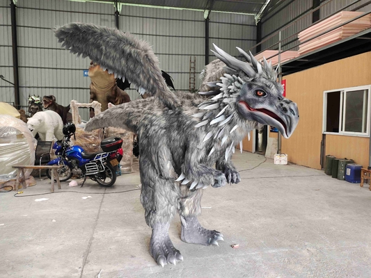 Good price Effets lumineux Costume de dragon animé avec plumes et ailes en ligne