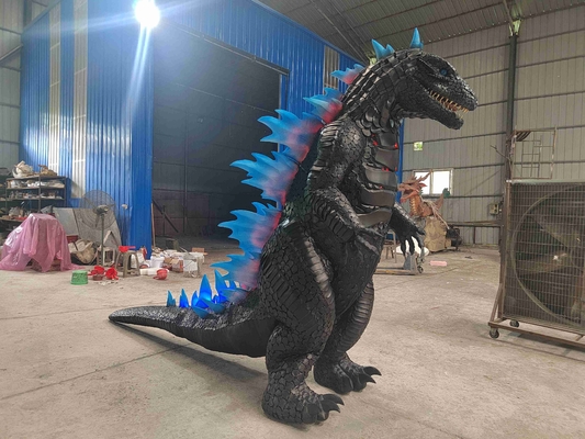 Le parc d'aventures Carnaval défilé Attractive Costume d'animateur réaliste Godzilla
