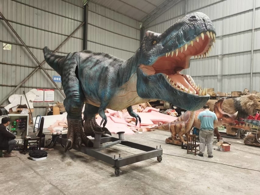 Résistant aux intempéries Animatronique réaliste Dinosaure T-rex Servo Motors Dinosaure Large gamme de mouvements