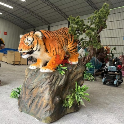 Le parc à thème réaliste, animé, taille de vie, tigre personnalisé