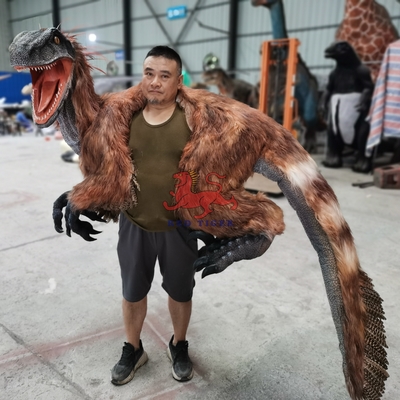 Terrain de jeu Marionnette d'épaule de dinosaure Enfants Âge Deinonychus Marionnette