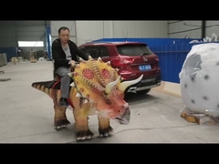 Simulation Animatronic de tigre rouge marchant Dino