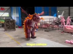 Parcs à thème Expositions Costume de dragon animé réaliste 12 mois de garantie