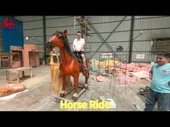 Manège de cheval animatronique pour enfants pour les attractions de parc à thème